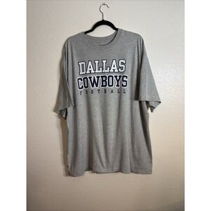 Men's Reebok Size 2XL Dallas Cowboys Grey T Shirt NFL Football